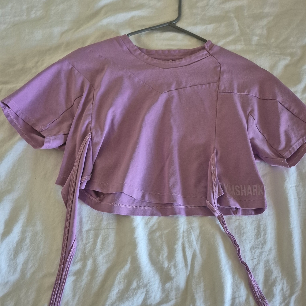 Gymshark Purple Crop Top
